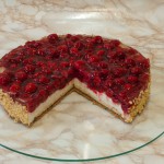 Himbeertorte mit Vanillekrem